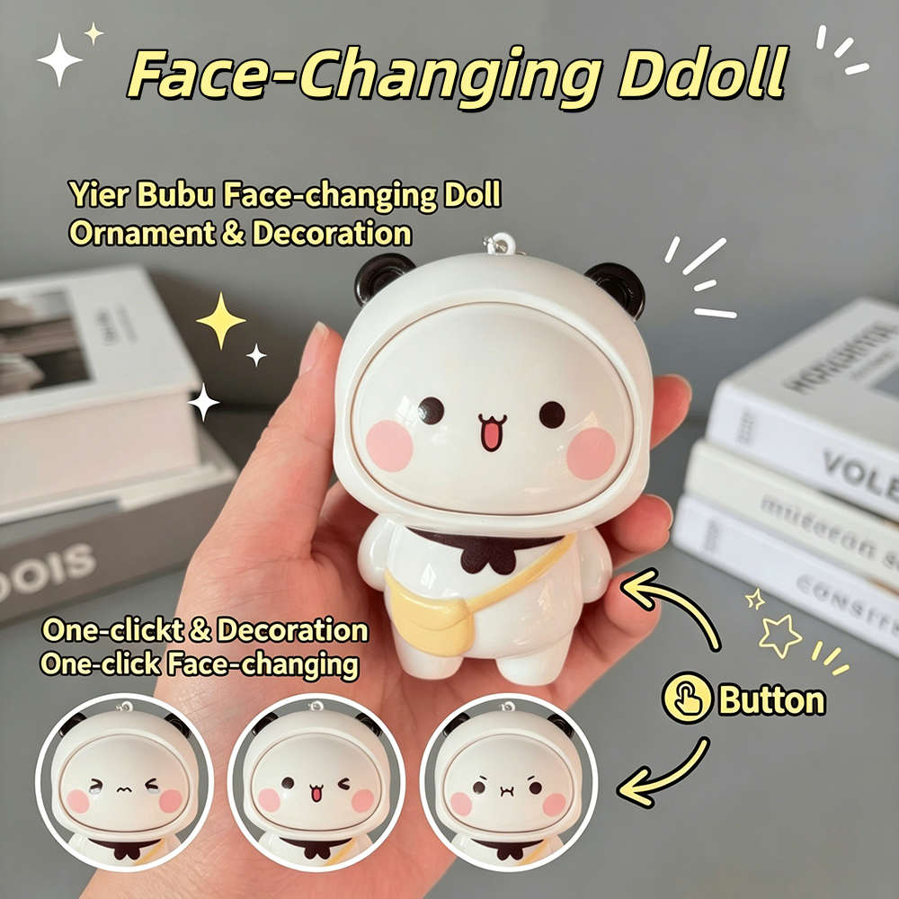 Cute Yier Bubu Face-Changing D - Men Keychain Accessories avis et prix