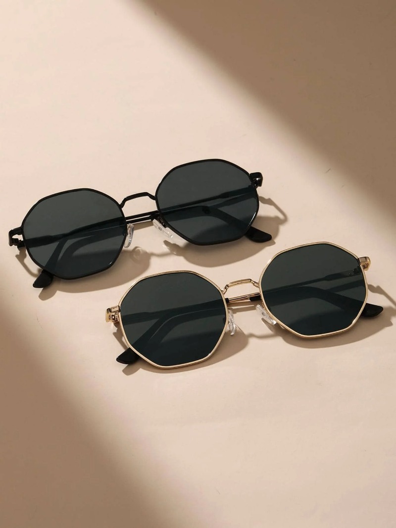 1/3 Pcs Metal Geometric-Round  - Men'S Accessories Glasses avis et prix