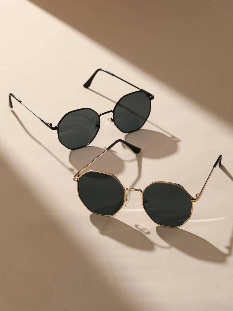 1/3 Pcs Metal Geometric-Round  - Men'S Accessories Glasses avis et prix