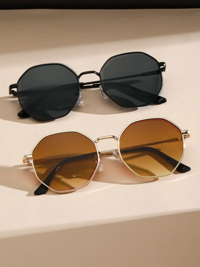 1/3 Pcs Metal Geometric-Round  - Men'S Accessories Glasses avis et prix