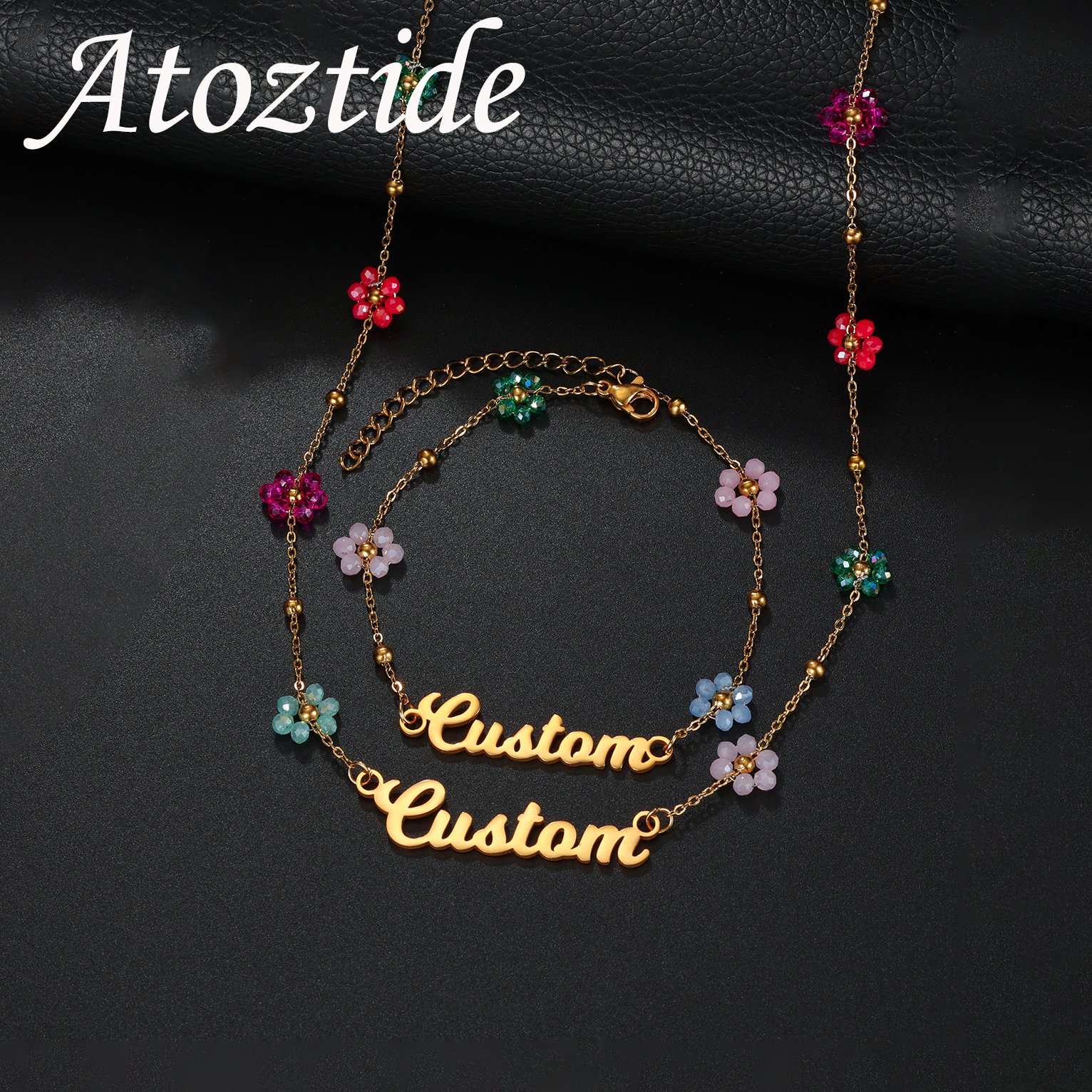 Atoztide Custom Name Jewelry S - Men'S Accessories Jewelry Bracelet avis et prix