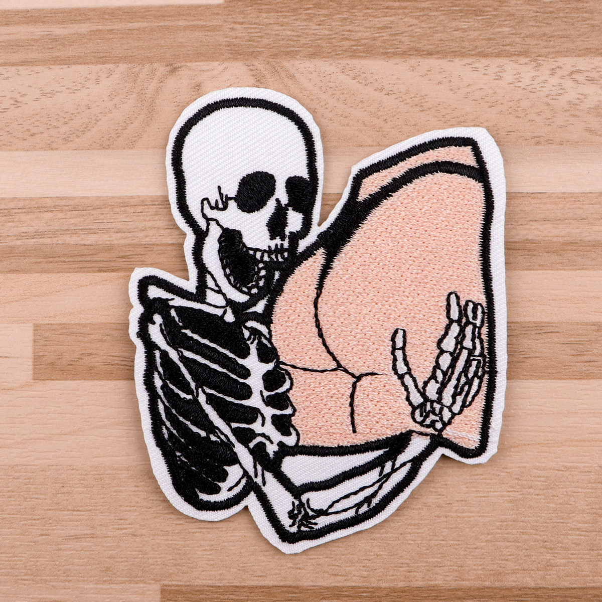 Skull Quotes Embroidery Patch  - Men'S Accessories Quotes avis et prix