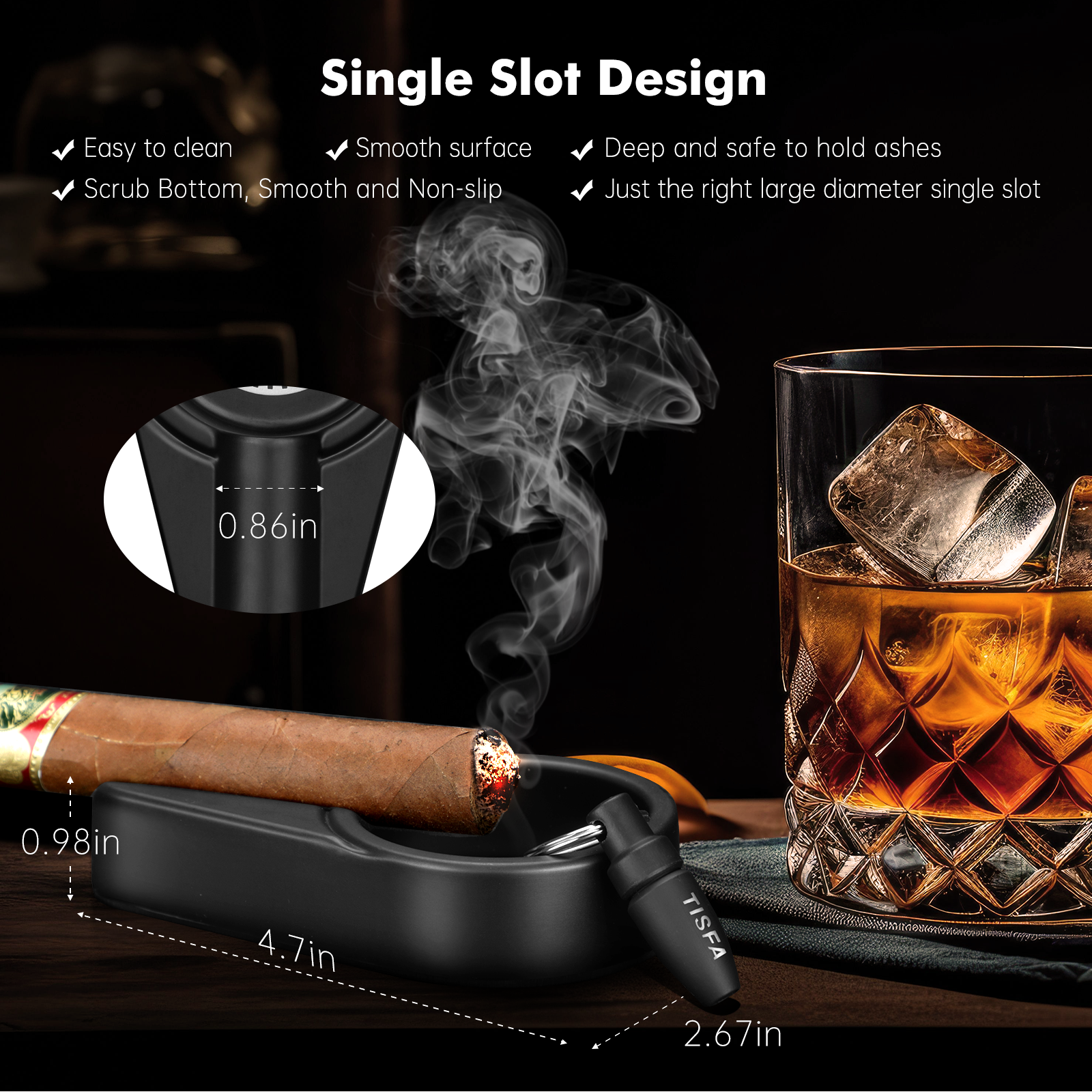 Cigar Ashtray Set, Cigar Punch - Cigar Cutter Set avis et prix