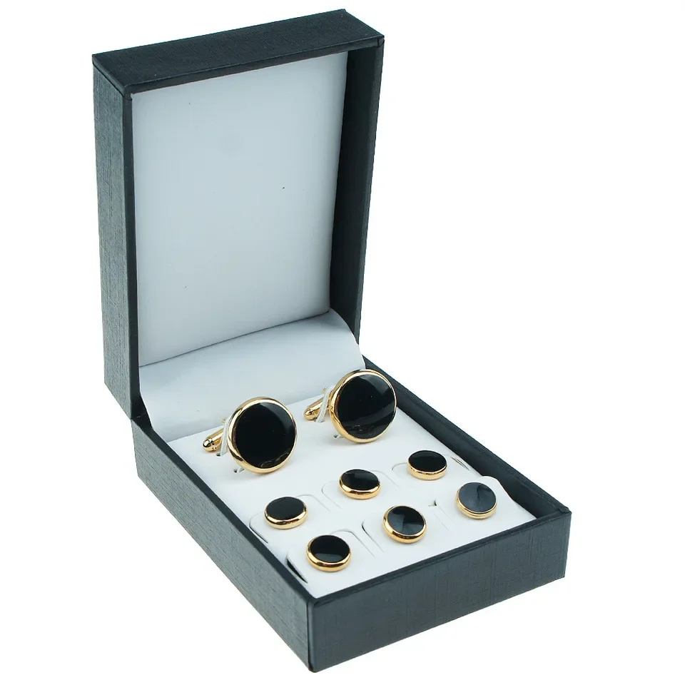 8PCS Elegant Copper Shell Cuff - Men Accessories For Wedding avis et prix