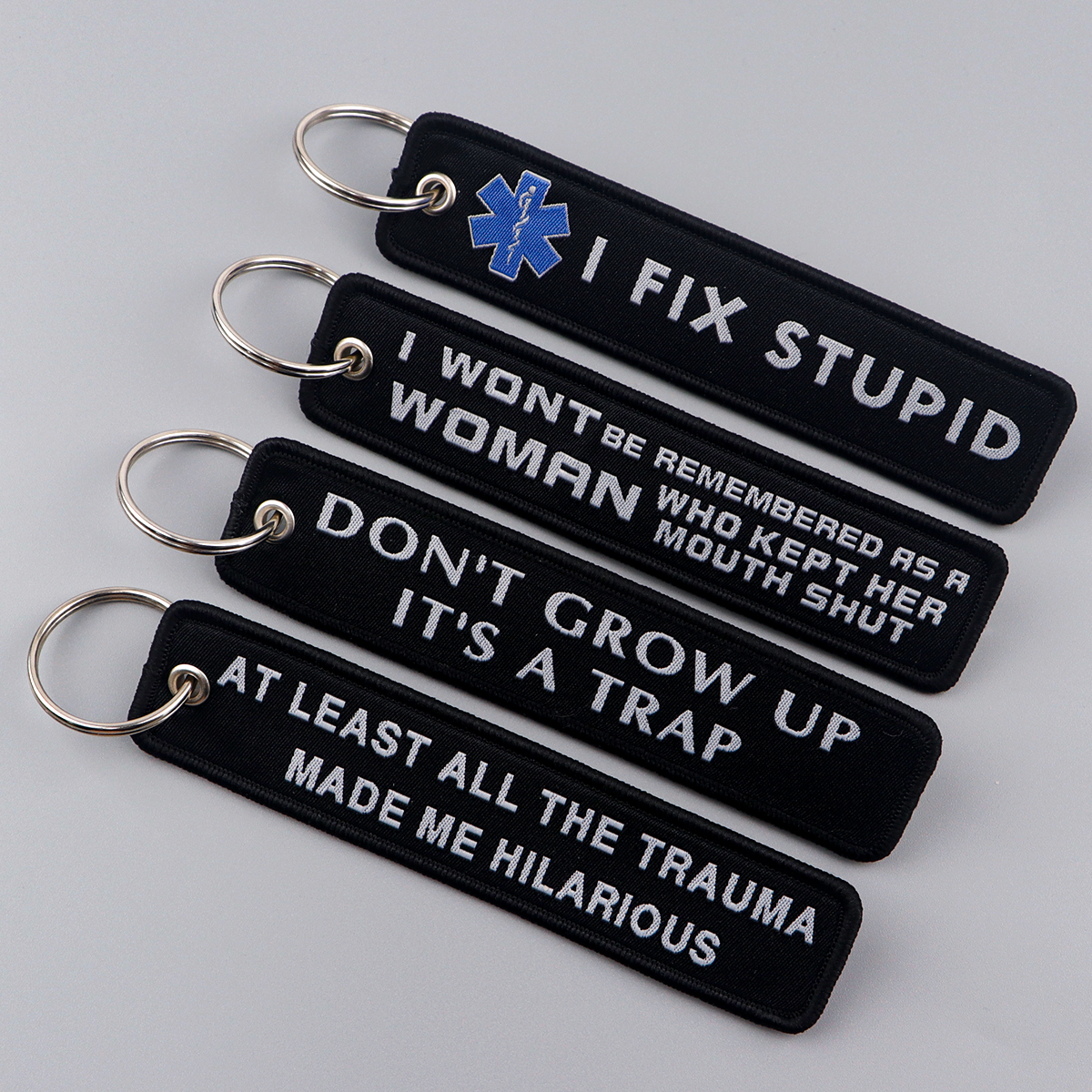 Quote Serises Embroidered Key  - Men'S Accessories Quotes avis et prix