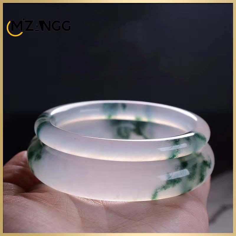 Natural Green Jadeite Bangle J - Men Accessories For Hand avis et prix
