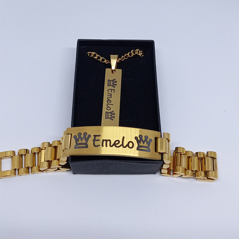 Custom Men Name Necklace Big B - Men'S Accessories Jewelry Bracelet avis et prix