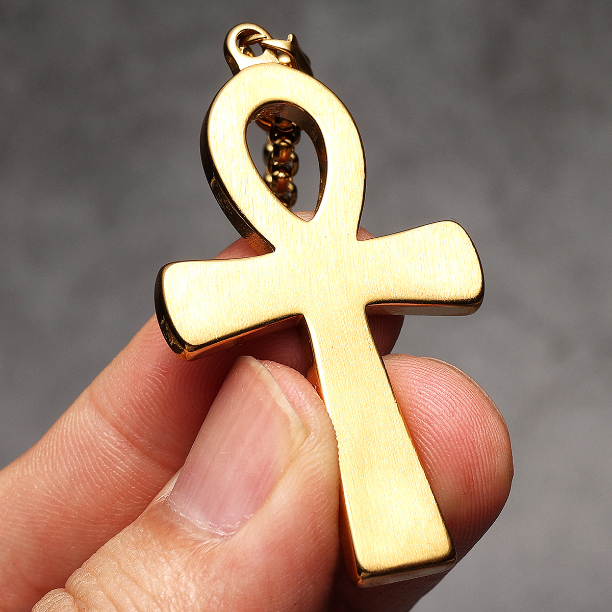 Egypt Cross Men Necklaces Stai - Men'S Accessories Jewelry Egypt avis et prix
