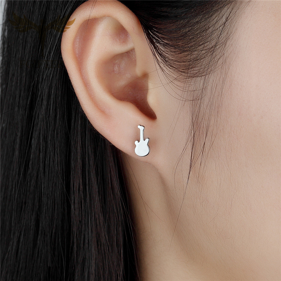 12 Pairs Music Guitar Earrings - Men Accessories Store avis et prix