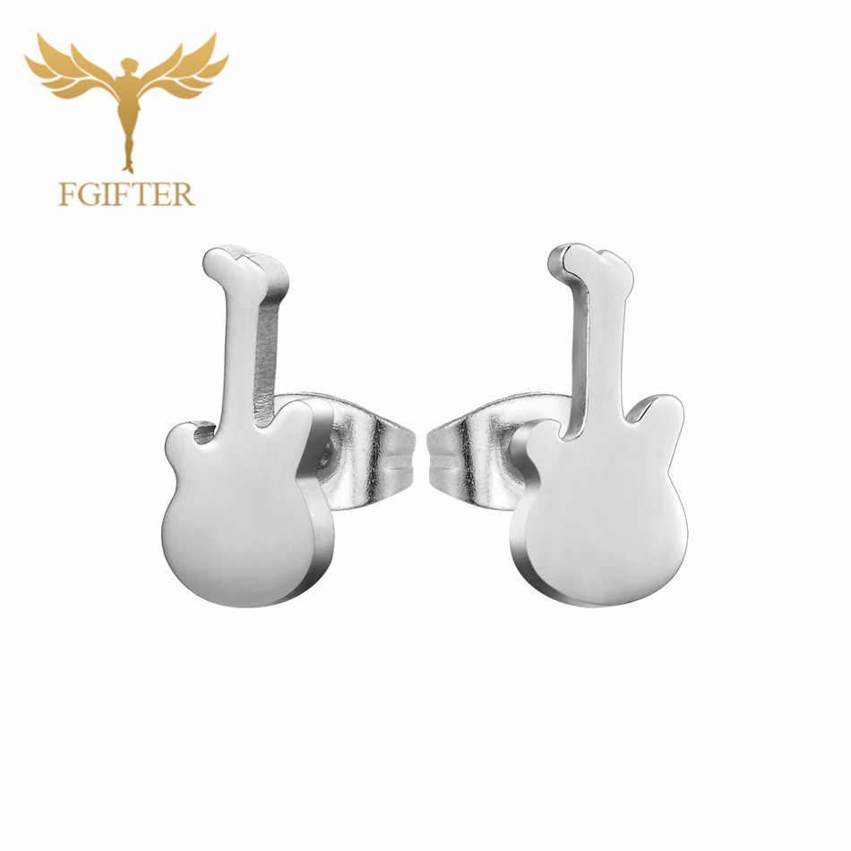 12 Pairs Music Guitar Earrings - Men Accessories Store avis et prix