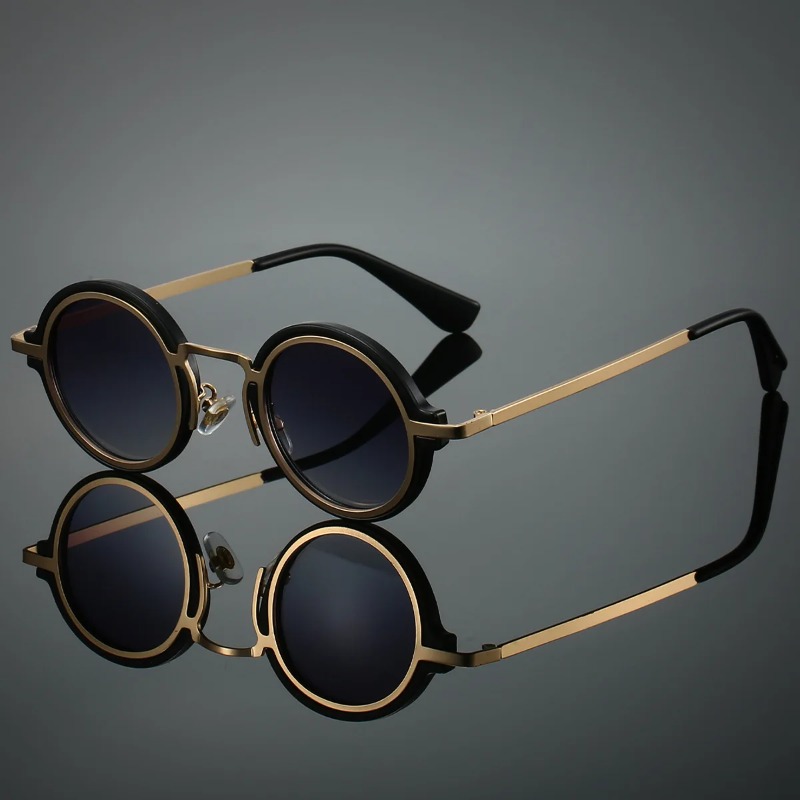 New Retro Metal Round Frame Su - Men'S Accessories Glasses avis et prix