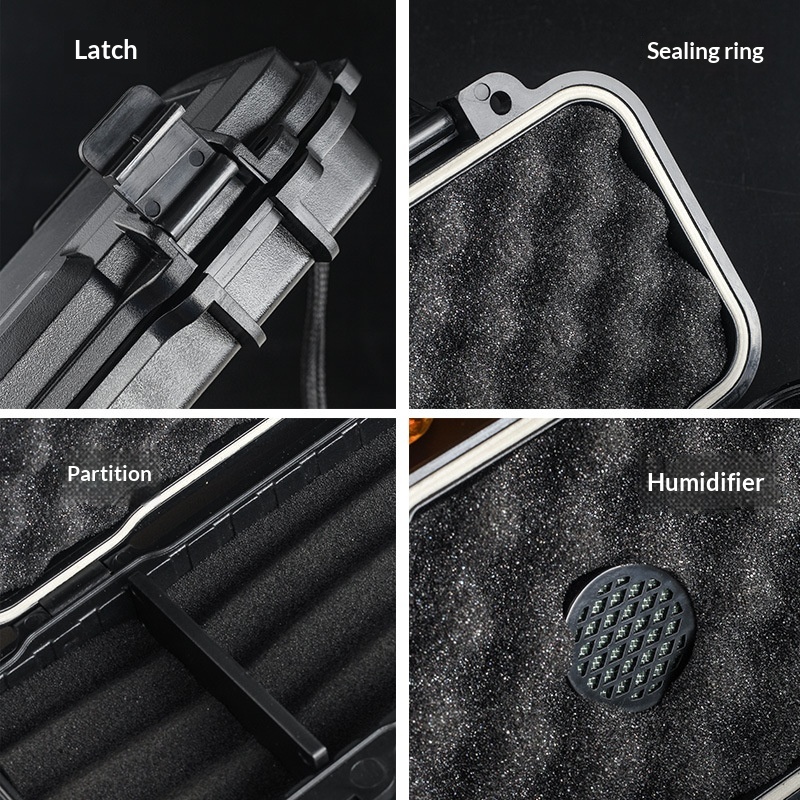 Portable Cigar Humidor With Hu - Men Accessories Gift Box avis et prix