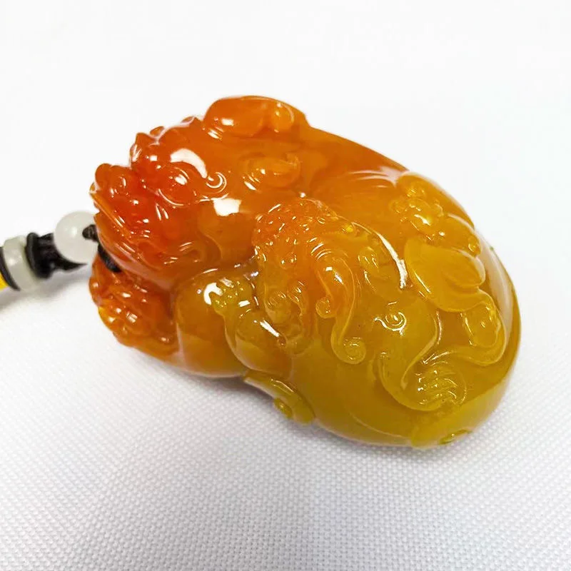 Natural Huang Longyu Pixiu Pen - Men Accessories For Hand avis et prix