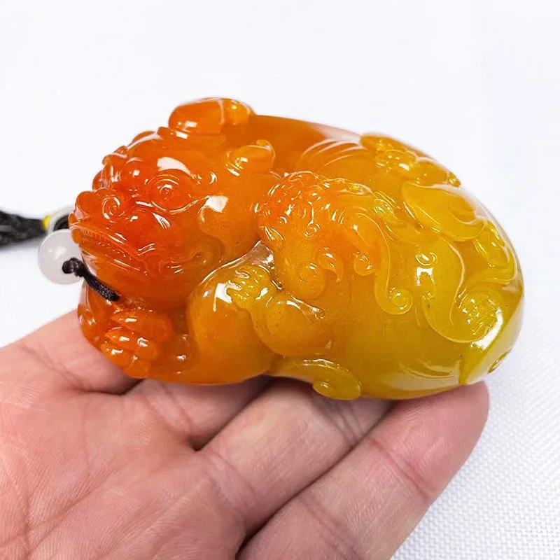 Natural Huang Longyu Pixiu Pen - Men Accessories For Hand avis et prix