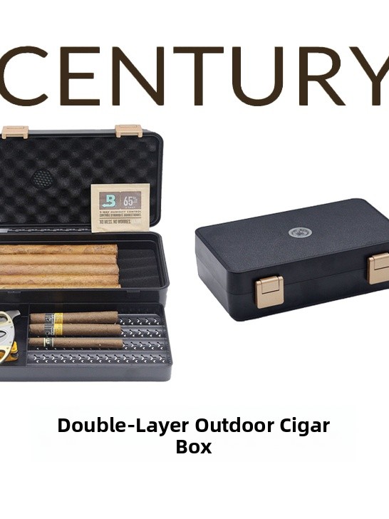Portable Waterproof Cigar Box  - Cigar Cutter Set avis et prix