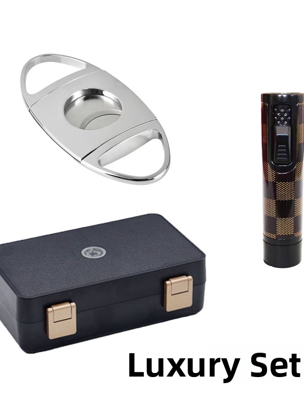 Portable Waterproof Cigar Box  - Cigar Cutter Set avis et prix